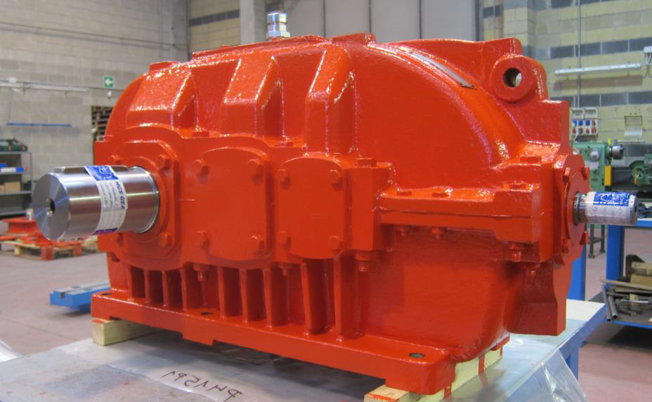 Gearbox elevator command oven for UNICEM