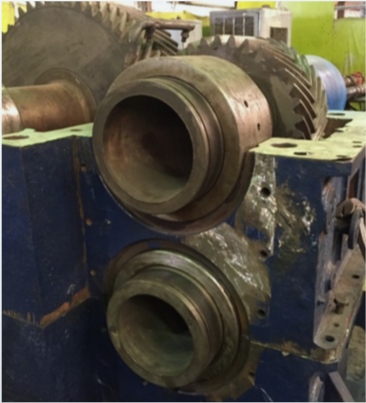 Model Pinion Shaft and Gears for Vinton Steel