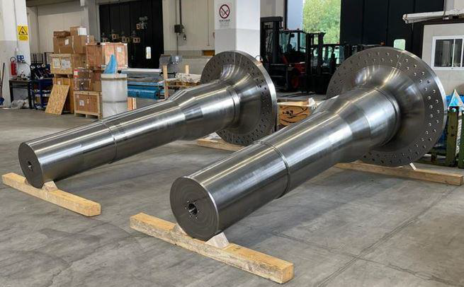 Components for slow shafts 2.5 MW in Mexico