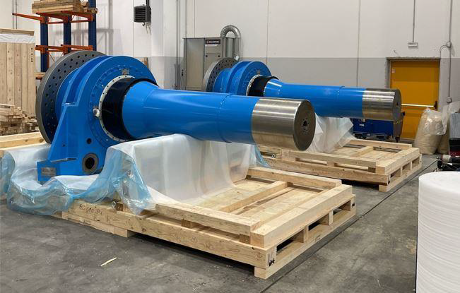 Slow shafts 2.5 MW in Mexico