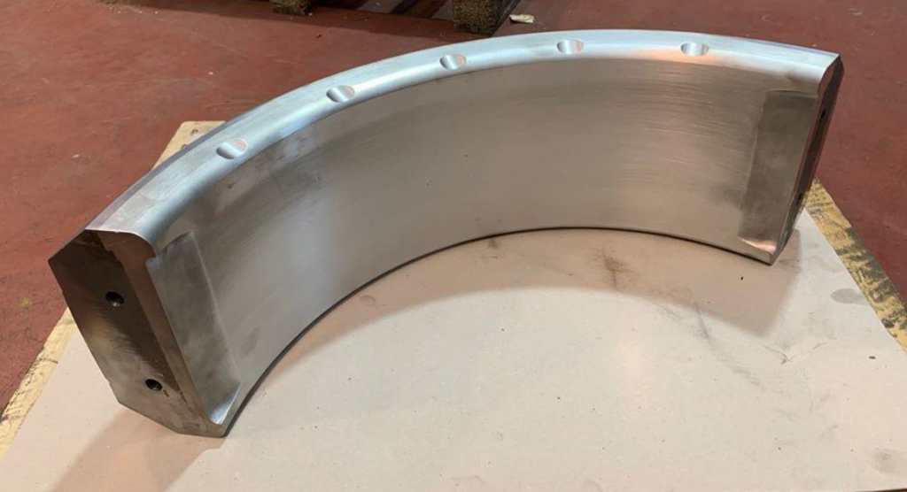 Fifth wheel for CIMPROGETTI Lime tubular mill for Italcalce