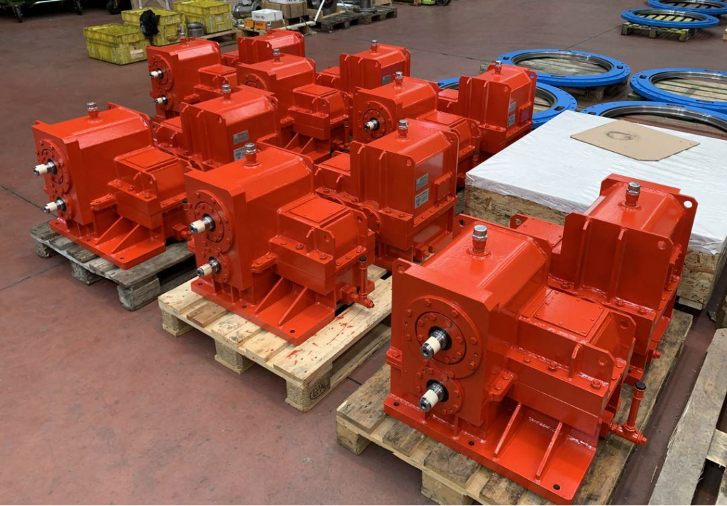 Gearbox aluminiun rolling mill for Marcegaglia