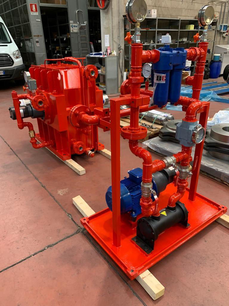 Gearbox MGS GEARS drive desfibradora for Ingenio Santa Ana
