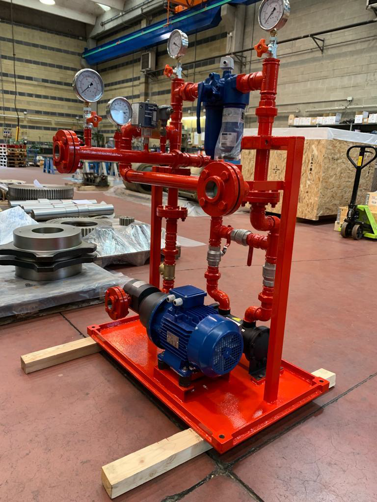 Gearbox MGS GEARS drive desfibradora for Ingenio Santa Ana