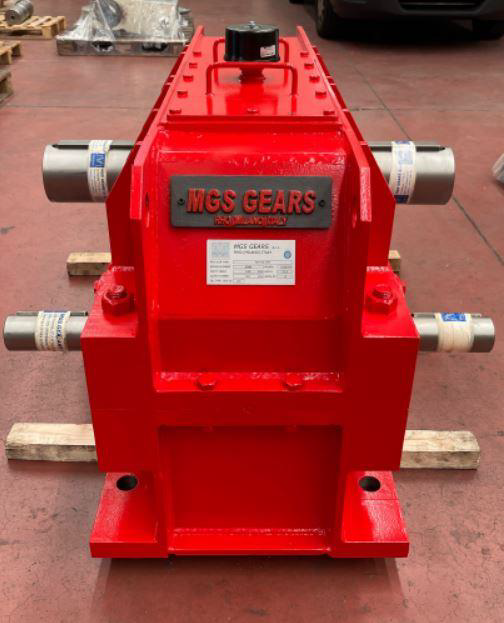 Gearbox MGS GEARS PS3-910-1292 overhead crane translation for Acciaieria Averdi
