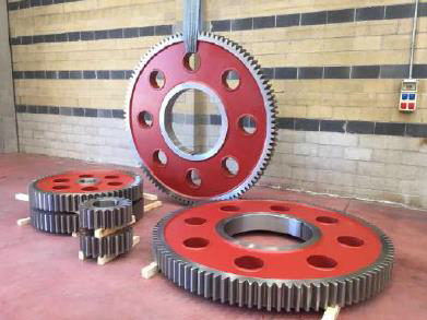 Gears for HITACHI Cranes Lazaro Cardenas for Arcelor Mittal