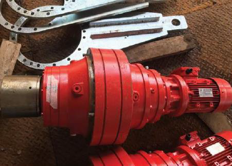 Gearbox MGSX 2504 HU planetarium loader drive for sugar cane for Ingenio Palo Gordo