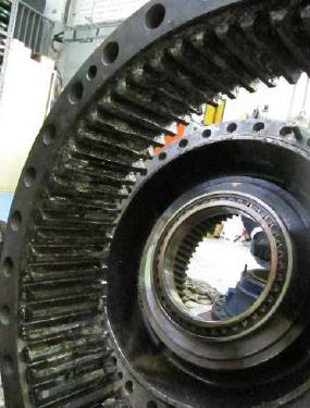 Planetary Gearbox repair cold rolling for Acciai Speciali Terni